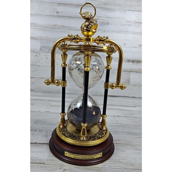 Franklin Mint National Maritime Historical Society Meritime/Zodiac Hourglass - Picture 1 of 11